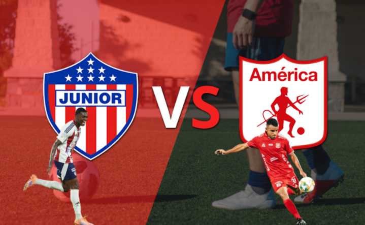 Junior vs América: minuto a minuto del partido de los Cuadrangulares
