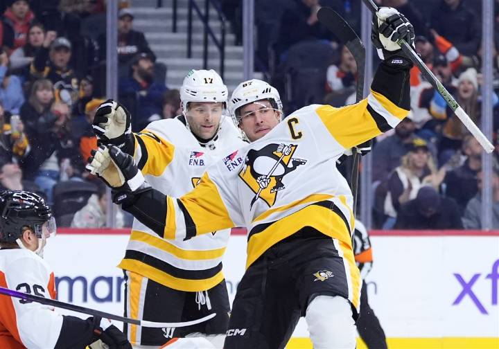 Rapid recap: Sidney Crosby dominates Flyers again, carrying Penguins to win over cross