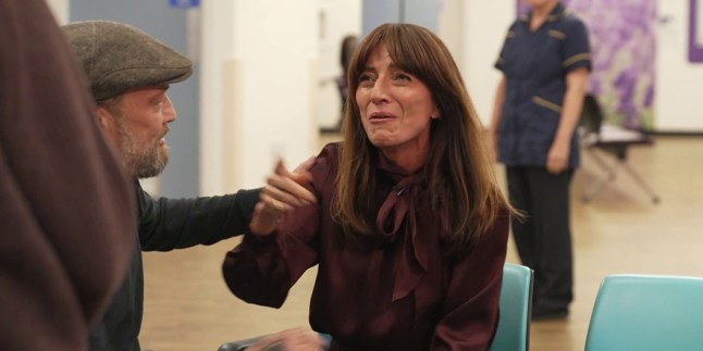 Davina McCall chokes up at cancer patient asking ‘if she’s alright’ after own diagnosis