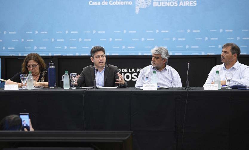 Kicillof encabezó la reunión plenaria de la Comisión para la Erradicación de