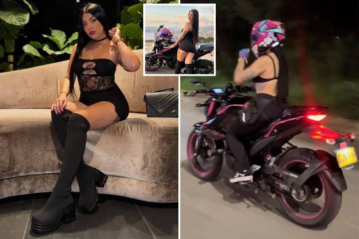 Scantily clad influencer Bikergirl killed in horrifying crash