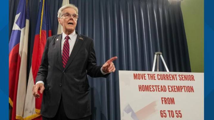 Lt. Gov. Dan Patrick wants to increase the homestead exemption for school property taxes again