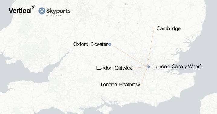 Vertical Aerospace to Launch UK’s First Electric Air Taxi Network with Skyports Infrastructure and Bristow