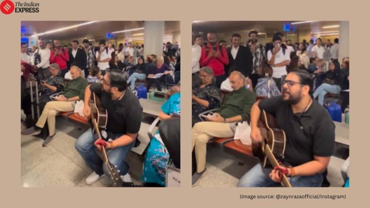 IndiGo flight delays spark frustration among passengers, but one ‘corporate guy’ turns Mumbai airport into a ‘live concert’: Watch