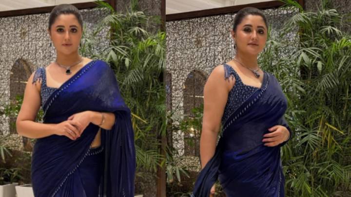 Rashami Desai’s Saree Game Strikes Again, This Time, With Midnight Blue Perfection