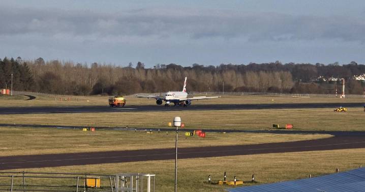 Edinburgh Airport disruption as flight declares emergency