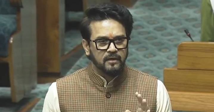 Anurag Thakur alleges TMC MP smoking inside House for days