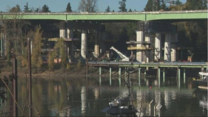 Interstate 205 at Abernethy Bridge to close overnight this Friday, Saturday