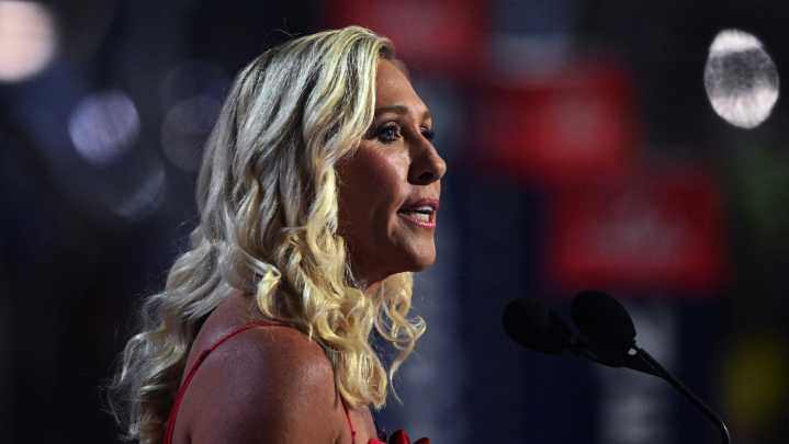 Marjorie Taylor Greene's Inappropriate Outfit For Her RNC Speech Will Always Haunt Her