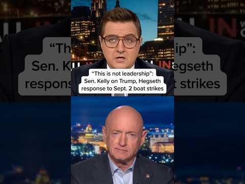 'This is not leadership': Sen. Kelly on Trump, Hegseth response to Sept. 2 boat strikes