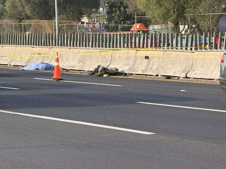 Muere motociclista en accidente en la autopista México