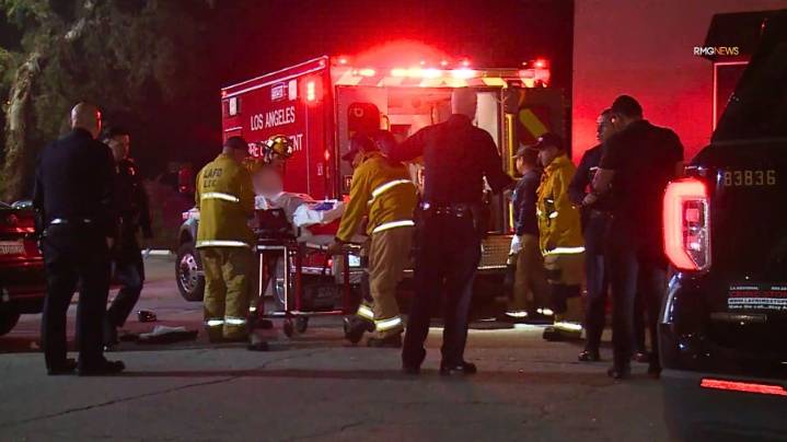 Suspects run over 2 bystanders while fleeing North Hollywood robbery