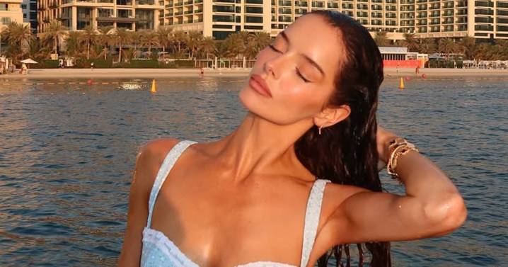 Maura Higgins' White Bikini Moment Will Stop You Mid