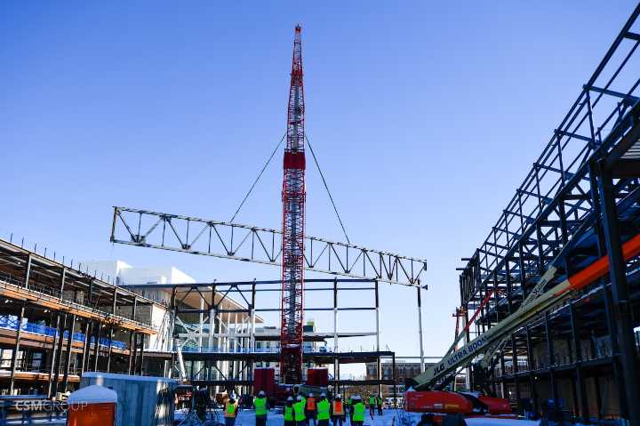 See progress at the Kalamazoo Event Center construction site