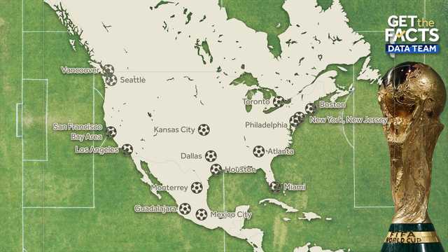 Map: World Cup draw indicates where teams could play