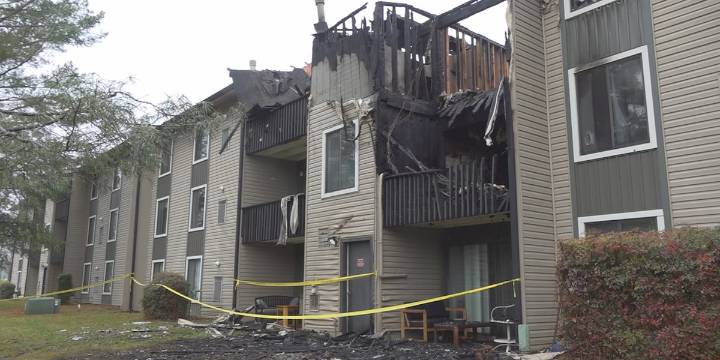 Virginia Tech students displaced after apartment fire