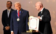 President Trump awarded FIFA Peace Prize at World Cup draw