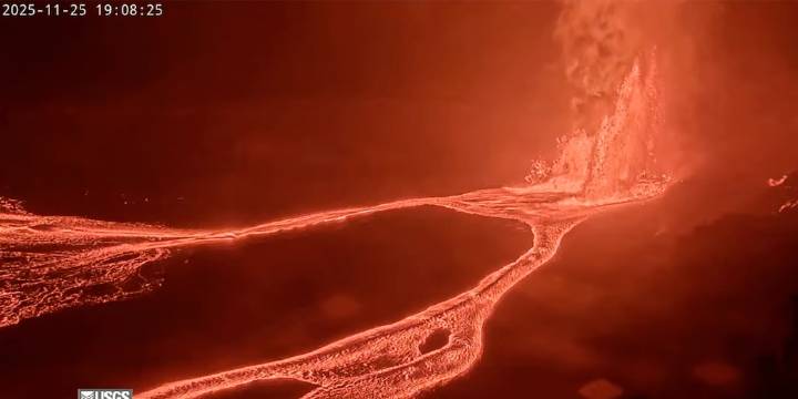 El volcán Kilauea volvió a entrar en erupción en Hawaii: se registraron columnas de lava de hasta 370 metros