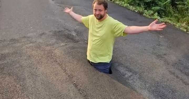 Worst pothole ever finally filled in
