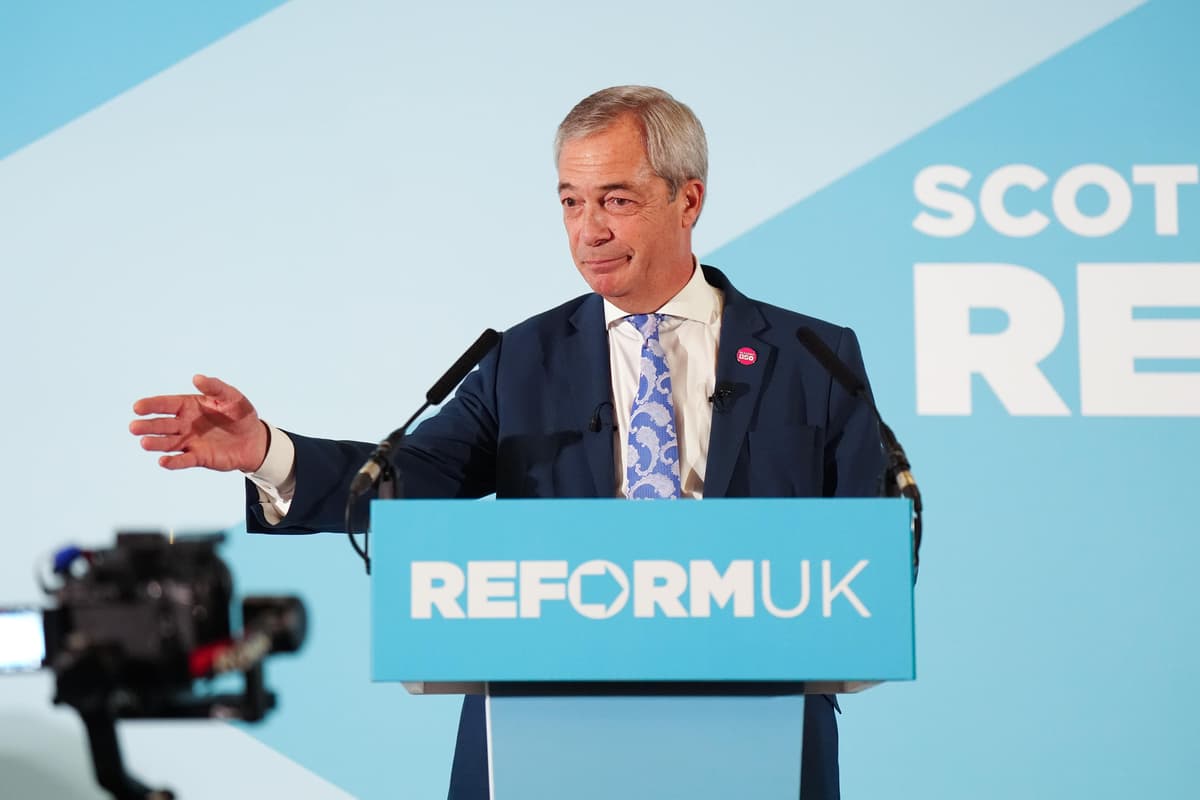 Police assessing allegations of Reform UK overspend in Farage election campaign