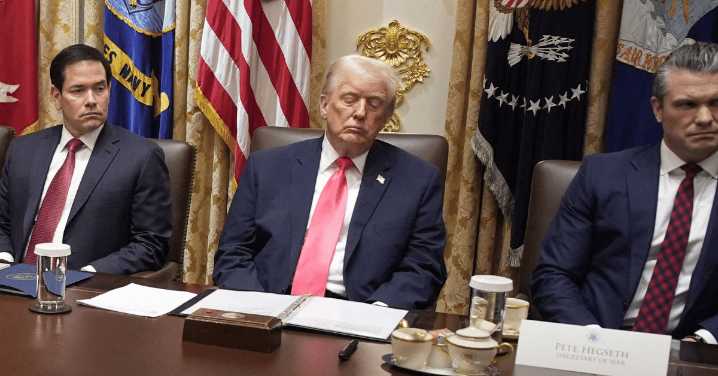 President Trump Accused of Falling Asleep During Cabinet Meeting