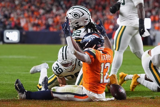 Cuatro pases de anotación de Bo Nix lideran a Broncos en victoria 34