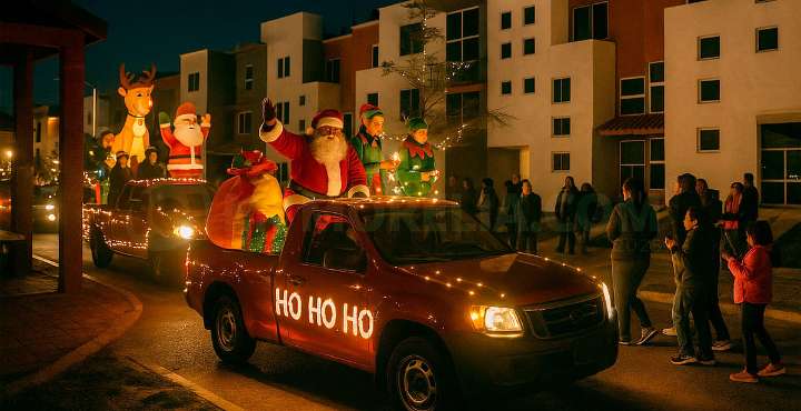 Con luces, música y alegría: Villas del Pedregal tendrá su Caravana Navideña