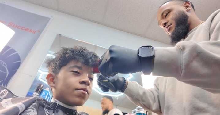 In-school barbershop program growing confidence for kids across Kentucky