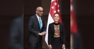 Este fue el momento más incómodo que vivió Claudia Sheinbaum durante su reunión con el presidente de Singapur