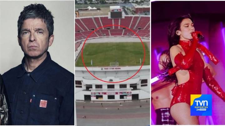 Drone de TVN capta estado de la cancha del Estadio Nacional tras "ola de conciertos"