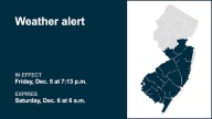 Weather alert in place for 11 N.J. counties until Saturday morning