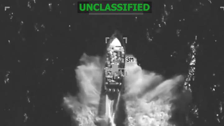 Estados Unidos bombardea a otra supuesta lancha narcotraficante en aguas del Pacífico: hay cuatro muertos