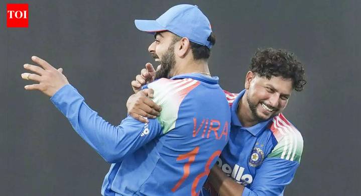 'Ro de, ro de!': Virat Kohli teases Kuldeep Yadav as spinner wins Impact Player of the Series