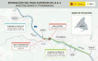 La A-6 se cierra esta noche en ambos sentidos por obras en Torrelodones: horarios y desvíos