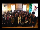 Claudia Sheinbaum se reúne con mexicanos en Washington: “Queremos un buen trato”