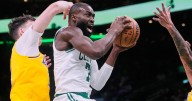 Brown scores 30 points, Celtics cruise to 126-105 win over Lakers team missing James, Doncic