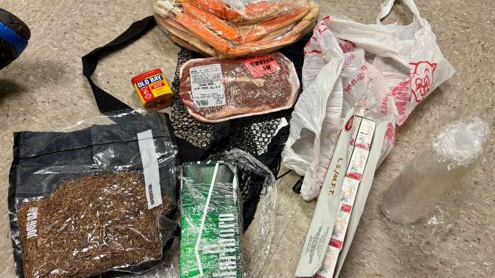 Drone drops steak and crab legs for prisoner feast but South Carolina guards find it first