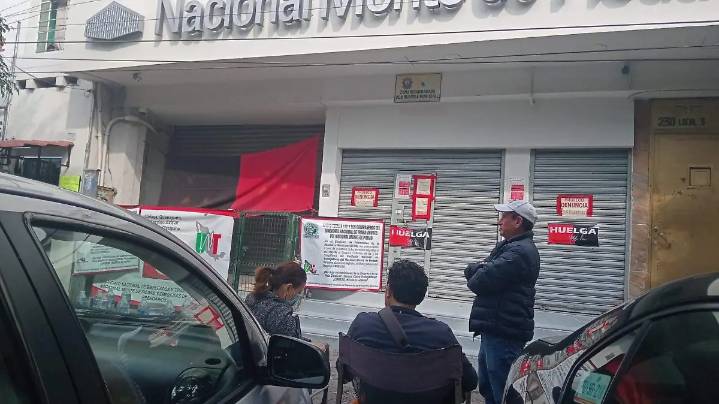 Huelga del Monte de Piedad se prolonga otra semana; miles de usuarios en Guanajuato siguen afectados