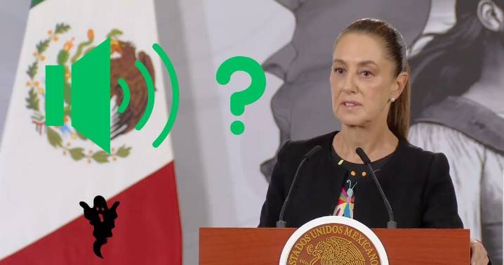 ¿Qué se escuchó? Extraño sonido interrumpe la mañanera de Sheinbaum: así reaccionó la presidenta