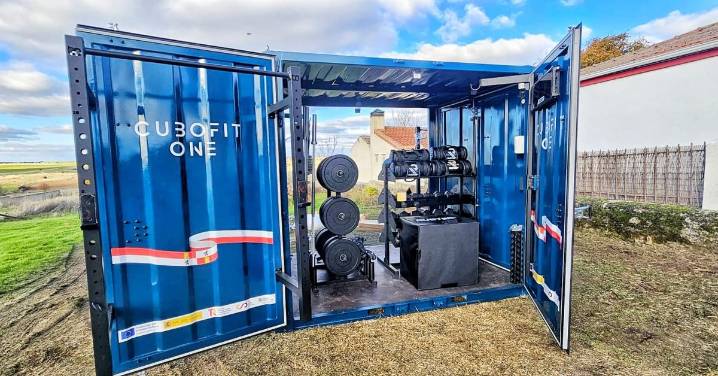 ¿Un gimnasio portátil en un contenedor? Así son los tres que hay en Salamanca