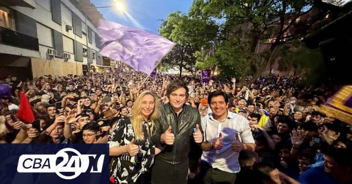 Javier Milei recorrió Nueva Córdoba y cerró con un acto en el Paseo del Buen Pastor