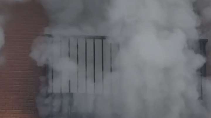 Incendio en un bloque de viviendas en Ronda de Buenavista, en Toledo