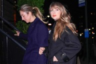 Taylor Swift Wears $6,400 Louis Vuitton Coat and $2,370 Leather Boots