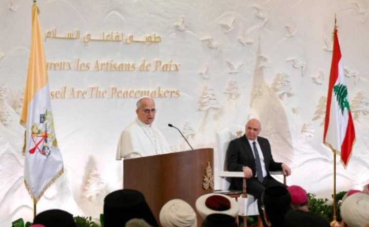 El papa León XIV llega a Líbano con llamado a la “reconciliación”