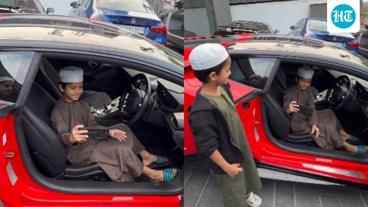 Founder delights kids who spotted his Lamborghini, invites them for selfies