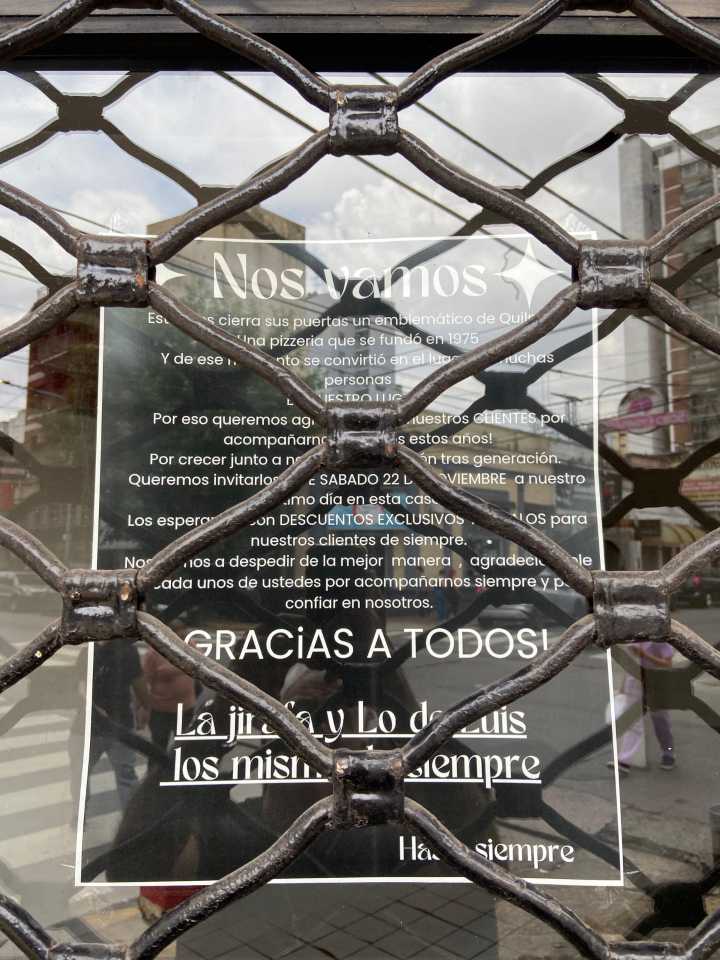 Cerró La Jirafa, la histórica pizzería de Quilmes: impacto local en medio de la...