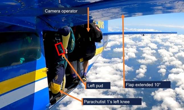 Skydiver left dangling at 15,000ft after parachute got caught on plane’s tail
