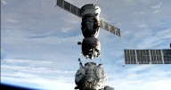 3-man crew undocks from space station, wrapping up 8