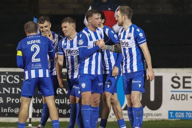 Coleraine hit the top while Glentoran fight back to draw with Cliftonville