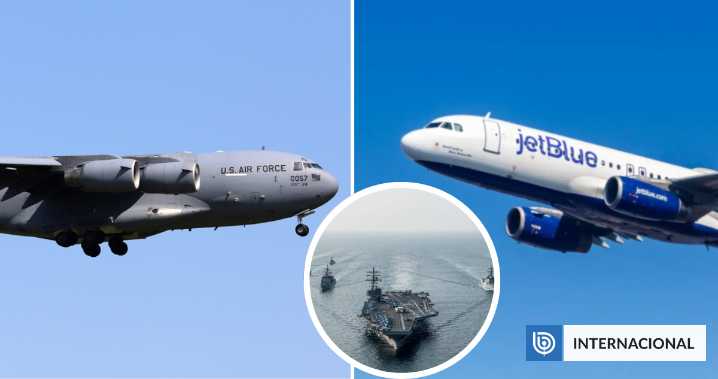 Vuelo de Jetblue estuvo cerca de chocar en el aire con avión militar de EEUU cerca de Venezuela